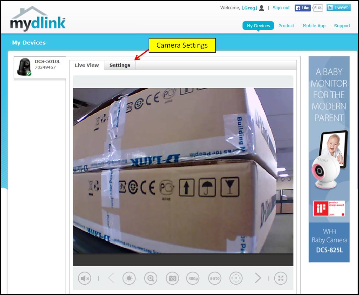 Dlink ip best sale camera setup