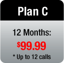 Plan C - 12 calls: $99.95