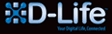 D-Life with Slogan Black Logo