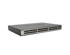D-Link DES-3052P Managed 48-Port 10/100 Stackable PoE Switch + 4 Gigabit Ports + 2 Combo SFP Slots