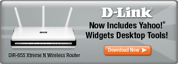 D-Link Now Includes Yahoo! Widgets Desktop Tools